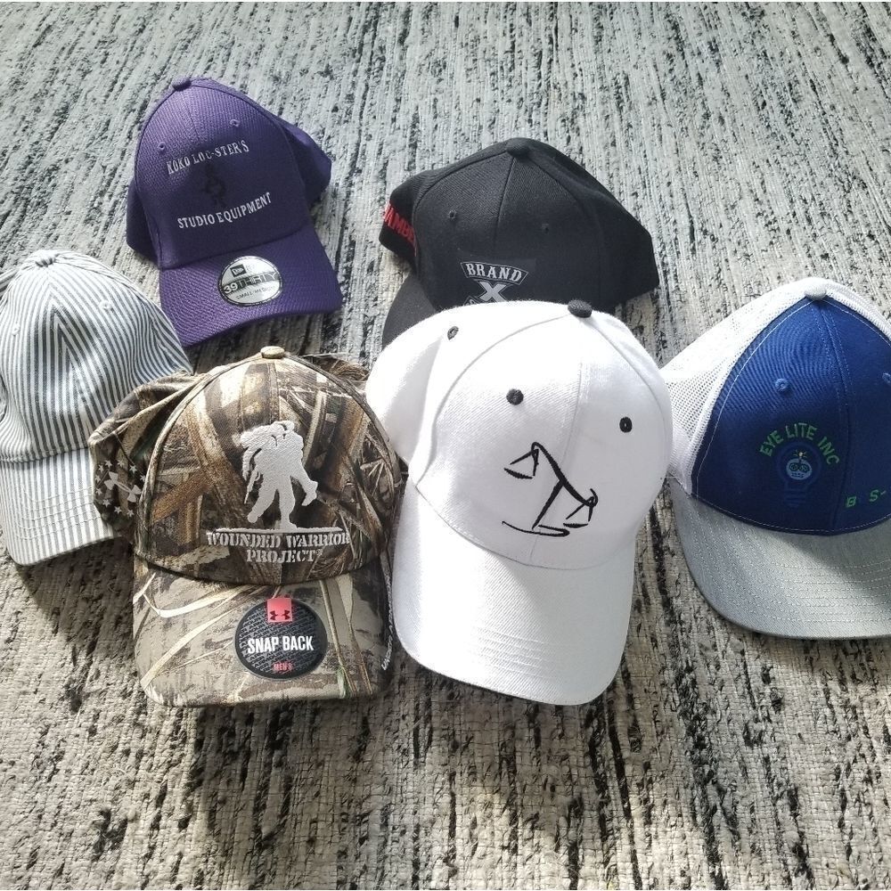 Lot of 4 Baseball Caps